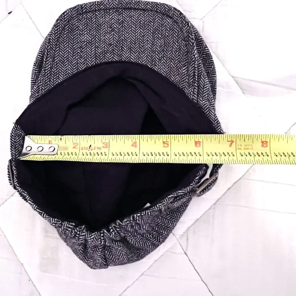 Baby Gap Wool Blend Herringbone Newsboy cap hat Size XS/S